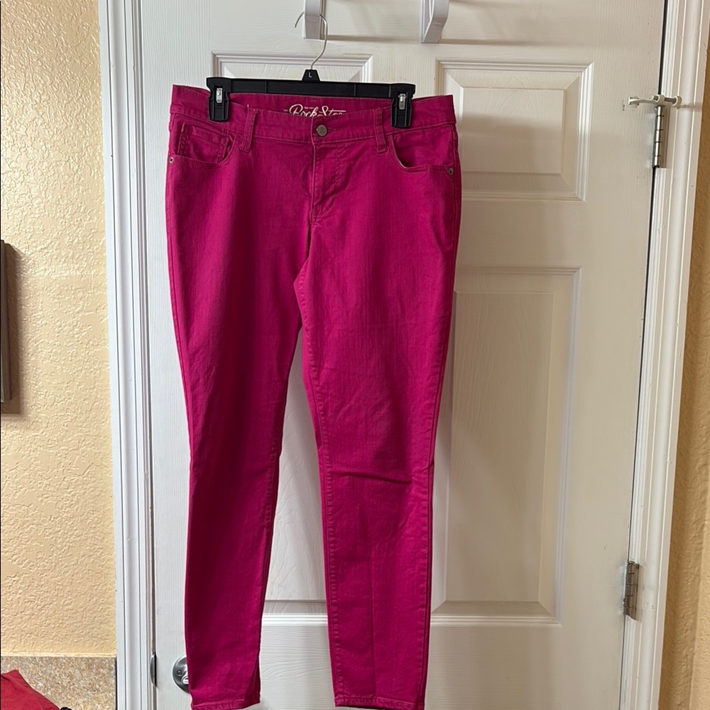 Rock & Republic Pink Skinny Jeans Vibrant Style